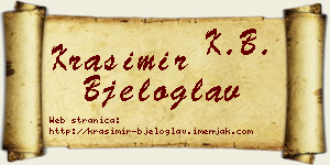 Krasimir Bjeloglav vizit kartica